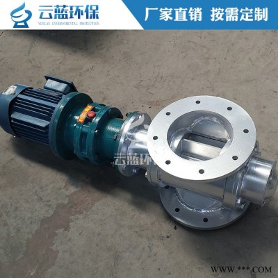河北沧州定制星型卸料器除尘卸灰阀钢性叶轮给料机电动锁风器旋转闭风器图2