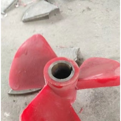 鑫强 350 450  550  650  搅拌槽叶轮聚氨酯搅拌桶叶轮   橡胶制品图5