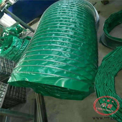 山西卓普HBZP20210720吊环式帆布风管   出风口排风管  伸缩式帆布软连接图7
