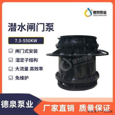 叶轮内置式贯流泵 全贯流潜水泵 大型湿定子贯流泵厂家