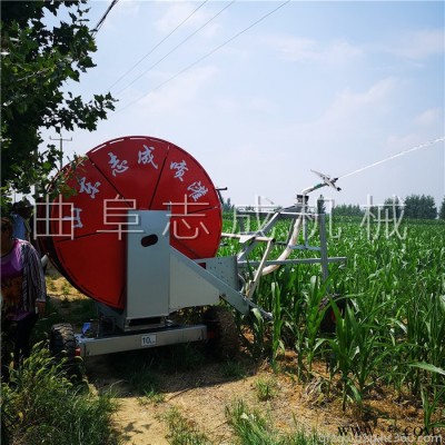 自动回收农用喷灌机 智能化控制系统喷灌机 叶轮式喷枪灌溉机图7