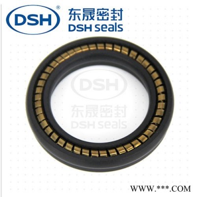 聚四氟乙烯泛塞封V型加液枪密封圈四氟弹簧蓄能型LNG密封件图1