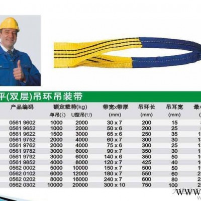 扁平（双层）吊环吊装带  高达7:1安全系数 安全生产 产品图2