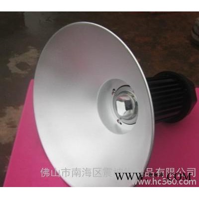 LED工矿灯外壳30W黑色PC透镜,全套铝散热器,不锈钢吊环图2