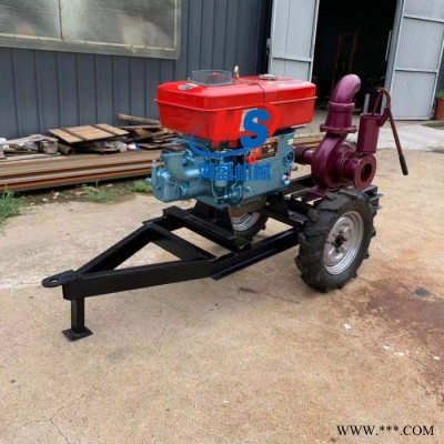 海盛HS-780-250 柴油单缸抽水泵轴连接水泵8寸大叶轮抽水泵图8
