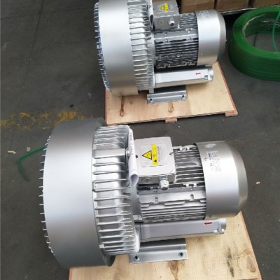 5.5KW双叶轮环形风机 粮食抽样用风机 贝富克2XB720-H47风机现货图8