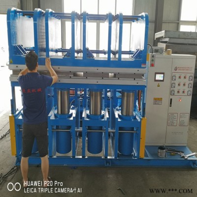 捷盛**定制型400T500*2500工作面鄂式硫化机 全自动4个主缸同步橡胶密封件嫁接成型机图6
