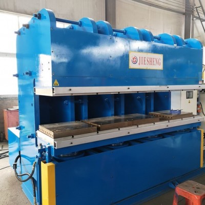 捷盛**定制型400T500*2500工作面鄂式硫化机 全自动4个主缸同步橡胶密封件嫁接成型机图5