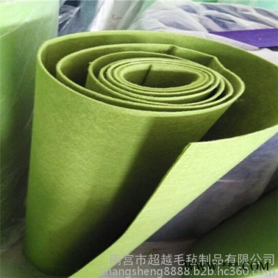 供应超越细白毛毡,工业毛毡 粗毛毛毡 杂毛毡 羊毛毡 加厚床垫 针刺毡 涤纶毡 无纺布 毛毡包 密封件图1