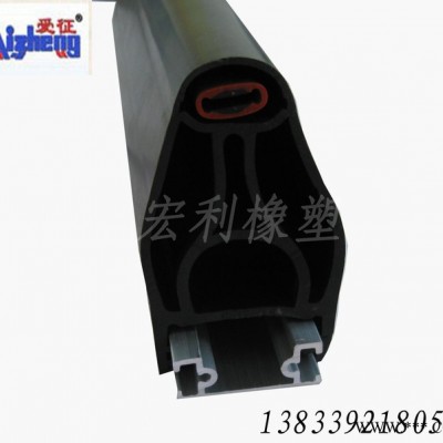 旋转门立柱胶条立柱防夹胶条旋转门密封条自动门密封件图3