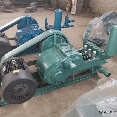 污水处理BW320泥浆泵拉杆 单缸卧式注浆机 半开式叶轮泥浆泵图8