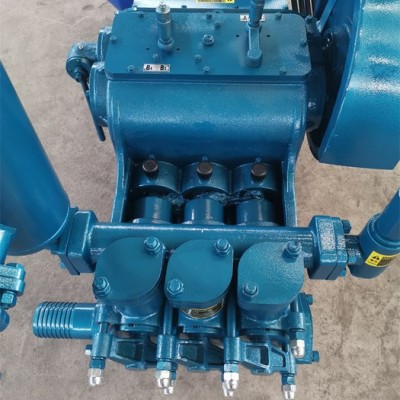 污水处理BW320泥浆泵拉杆 单缸卧式注浆机 半开式叶轮泥浆泵