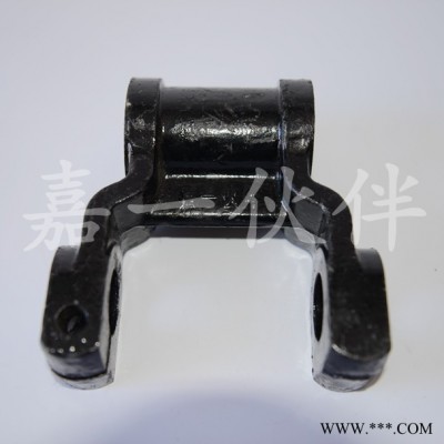 2902466-1H五吨王前弓后吊环 前钢板弹簧吊耳 解放配件嘉一伙伴图2