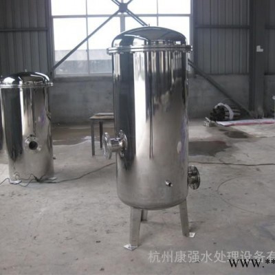 康强水处理设备供应不锈钢精密过滤器 RO反渗透前置过滤器 快装吊环螺丝 摇臂式 保安过滤器图1