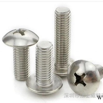 大扁头机牙螺丝 / 大扁头螺丝 /不锈钢大扁头螺丝 M3*8图2