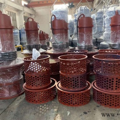 **晟光QZB潜水轴流泵350QHB40-90KW潜水混流泵井筒式轴流泵市政排放污水和雨水收集不锈钢叶轮轴流泵图6