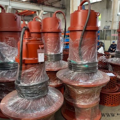 **晟光QZB潜水轴流泵350QHB40-90KW潜水混流泵井筒式轴流泵市政排放污水和雨水收集不锈钢叶轮轴流泵图7