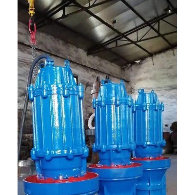 **晟光QZB潜水轴流泵350QHB40-90KW潜水混流泵井筒式轴流泵市政排放污水和雨水收集不锈钢叶轮轴流泵图3