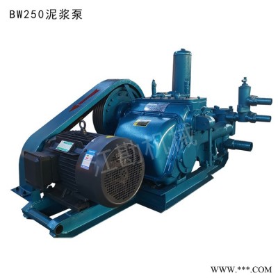 BW250泥浆泵设备价格 三缸泥浆泵 半开式叶轮泥浆泵图4