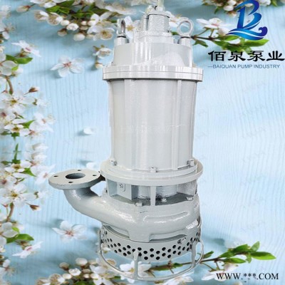 佰泉牌潜水耐磨抽砂泵 大颗粒废渣泵 高浓度清淤泵 封闭式叶轮图5