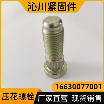 汽车轮毂螺丝 后桥螺丝 平头压花轮胎螺丝 大小可定制图2