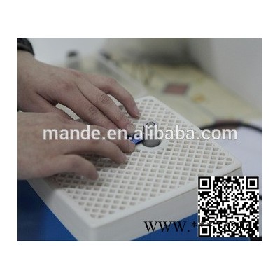 曼德MD902-EU金刚石DIY工具五金配件棕刚玉磨头百叶轮欧标插头220V蓝色电动磨台家用工具仪器图2