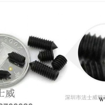 DIN914 12.96级机米 止付螺丝 无头螺丝 M2图2