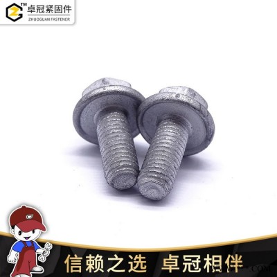 现货供应法兰螺栓 外六角全牙螺栓支持定制 法兰螺丝图2