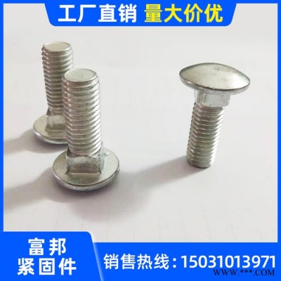 富邦M6 马车螺丝 镀锌半圆头方颈马克螺丝 高强度马车螺栓图6