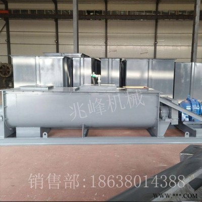 叶轮  大型双轴加湿搅拌机 农安县粉煤灰加湿机粉尘加湿搅拌机js200 兆峰牌双轴加湿搅拌机详细说明图6
