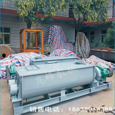 叶轮  大型双轴加湿搅拌机 农安县粉煤灰加湿机粉尘加湿搅拌机js200 兆峰牌双轴加湿搅拌机详细说明图4