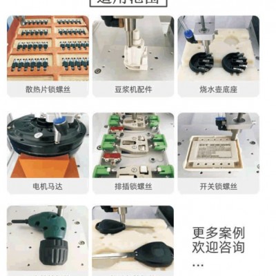 全自动锁螺丝机单轴打钉机吹料式吸气打螺丝双工位双电多轴电动图4