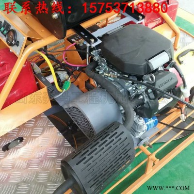 河北邯郸双叶轮宽1米驾驶式抹平机一盏茶的功夫工程就**收工了5kw常柴奔马座驾抹光机图4