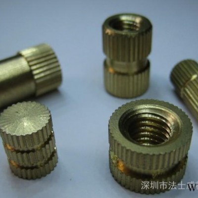 专业提供镶嵌铜螺母 手机热熔直纹螺丝螺母图1