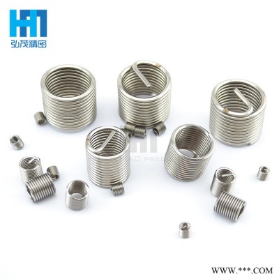 深圳市弘茂铁板分隔器钢丝牙套304不锈钢螺纹套/钢丝螺套螺丝套/钢套牙套M2-M24D/螺纹保护套/图2