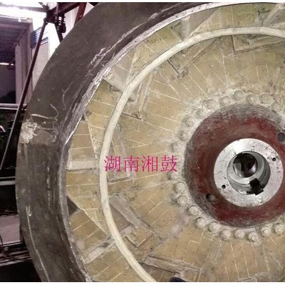 湘鼓9-19堆焊耐磨贴陶瓷耐磨粉灰除尘通风机 耐磨叶轮图3