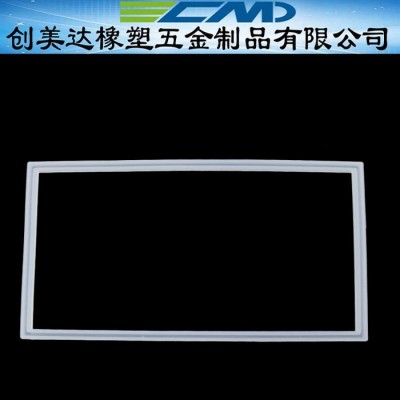 惠州乳白色密封件全新材料生产 惠州保鲜用具矩形硅胶密封圈精工打造 收纳用具密封硅胶垫圈定制非标尺寸图4