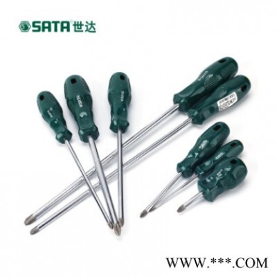 Sata/世达62202拆机维修工具A系螺丝刀一字平口起子螺丝批改锥强磁套装 世达一字螺丝刀图1