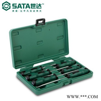 Sata/世达五金工具 6件T系列一字十字螺丝批组套09309图5