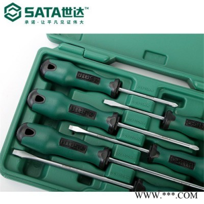 Sata/世达五金工具 6件T系列一字十字螺丝批组套09309图4