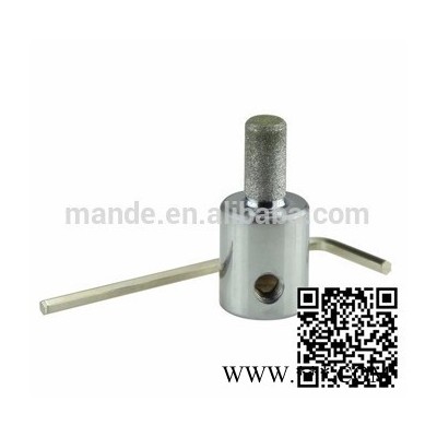 曼德MGBK14金刚石DIY工具配件砂纸钢丝轮100自动螺丝机小磨轮玻璃陶瓷镀铬金刚石磨头工具便携式磨台图8