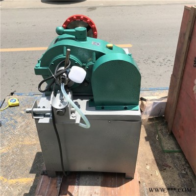生产圆钢丝牙反丝加工机 M36地脚螺丝开牙机 高速圆钢套丝机图6