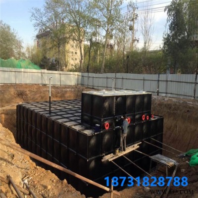 装配式水箱 螺丝连接不锈钢水箱 玻璃钢水罐 水箱图1