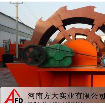 湖南砂石洗选专家，岳阳双叶轮洗沙机参数， XS轮斗洗砂机型号图5