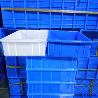 加厚周转箱长方形塑料零件盒螺丝盒工具收纳盒子物料箱胶框可带盖1号零件盒图3