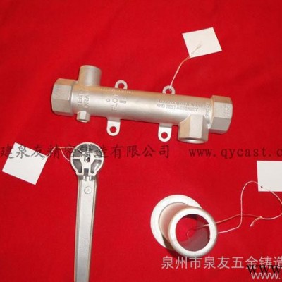 **304不锈钢叶轮法兰管接头硅溶胶精密铸件 熔模精铸件