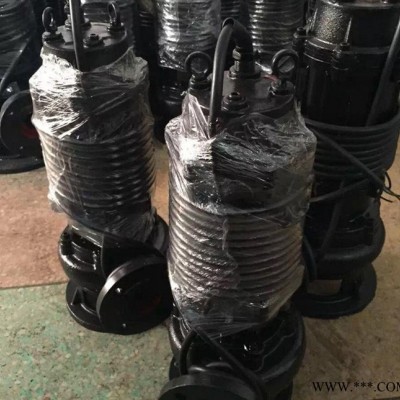 50QW10-10-0.7边立式铸铁排污泵 电动封闭式叶轮单图2