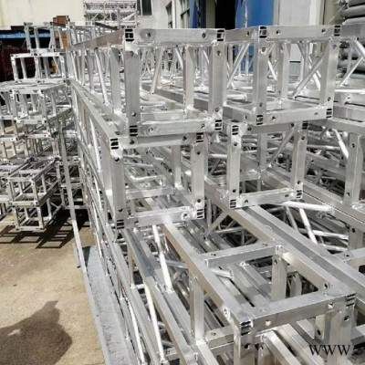 供应铝架舞台桁架铝合金灯光架螺丝架龙门架Truss架国标铝合金目字方通架铝合金大桁架 螺丝架**图3