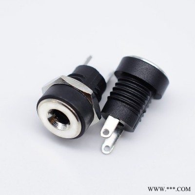 纽系DC-098 DC插座 小孔3.5*1.3 DC-022b  5.5*2.1 二脚带螺丝DC插图4