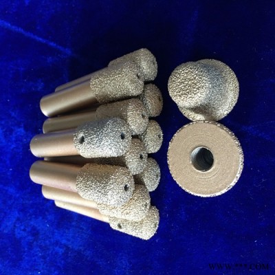郑州科美 钎焊金刚石磨头 粗磨钎焊磨头加工 Φ10mm柄径磨头 带螺丝孔 金刚石磨头 高品质磨头图5